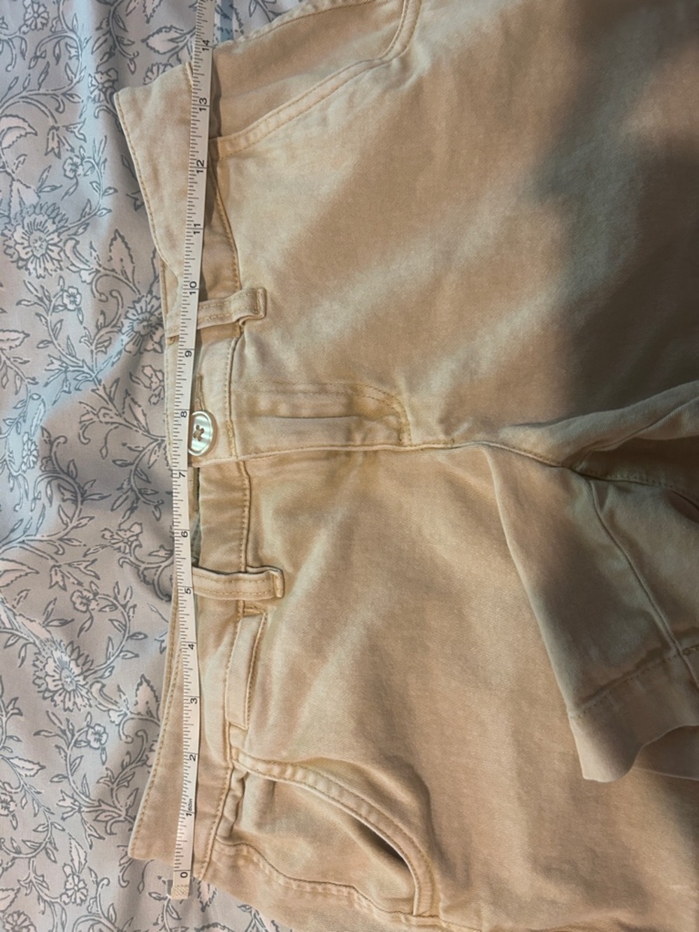 True Craft Women's Beige Cotton Shorts - Picture 8 of 9